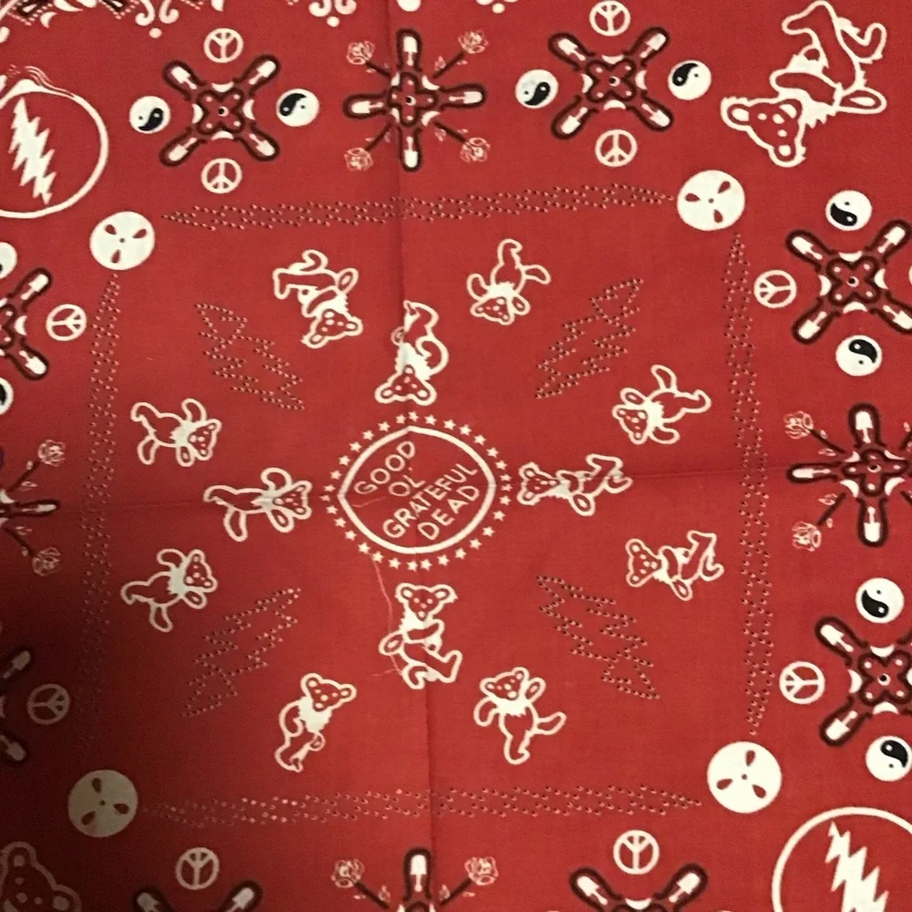Red Good old Grateful Dead bandana